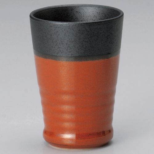 鉄赤フリーカップ(大) φ8.5×12cm(350cc) 274-288 (5個入) /業務用/新品/小物送料対象商品