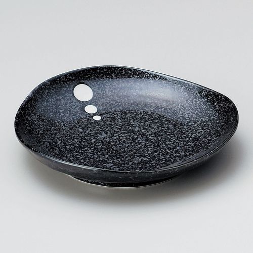 ドット黒三角4.0皿 13.5×2.7cm 231-618 (20個入) /業務用/新品/小物送料対象商品