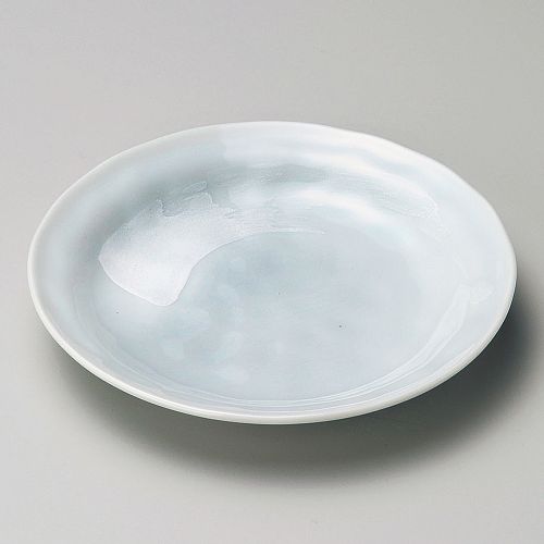 白刷毛青磁タタキ4.0皿 φ14×2.2cm 226-198 (10個入) /業務用/新品/小物送料対象商品