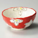 赤釉春秋特大鉢(土物) φ23×11cm 250-038/業務用/新品/小物送料対象商品