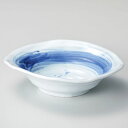青空楕円大鉢 23×20.5×6.3cm 256-178/業務用/新品/小物送料対象商品