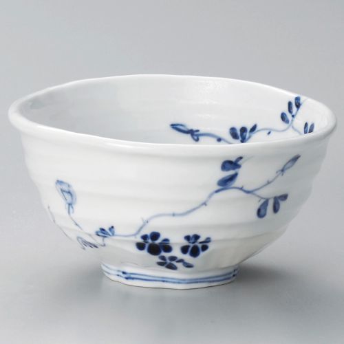 染付花絵変形5.8丼 17.3×18.5×8.6cm 326-018/業務用/新品/小物送料対象商品