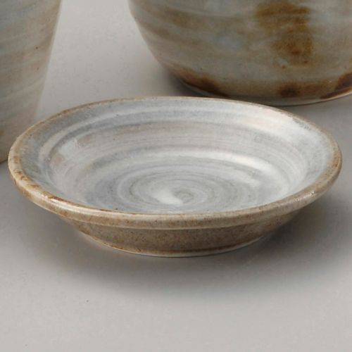 白刷毛薬味皿 φ9.2×1.8cm 304-108 (10個入) /業務用/新品/小物送料対象商品