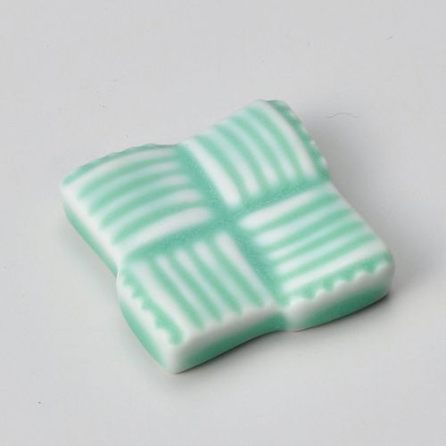 帯組みグリーン箸置き 3.8×1cm 289-368 (20個入) /業務用/新品/小物送料対象商品