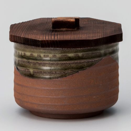 織部流し茶マット飯器 φ10.5×7.8cm 359-148/業務用/新品/小物送料対象商品