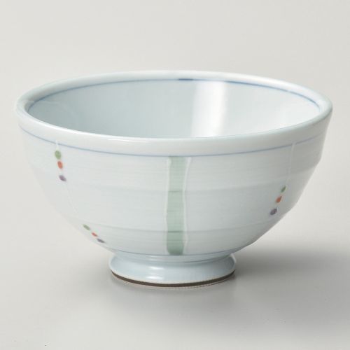 色彩一珍十草大茶碗 φ12.8×7cm 369-178 (5個入) /業務用/新品/小物送料対象商品