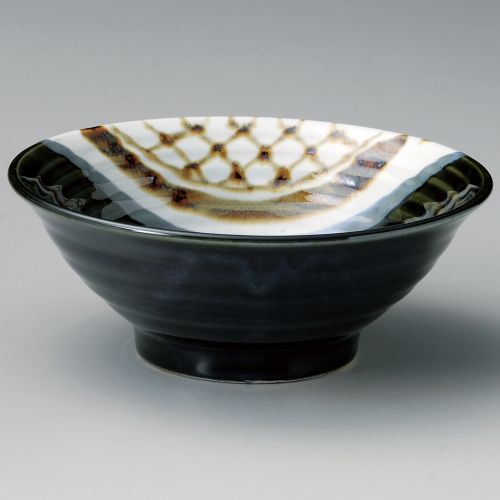 手筋織部6.5そば丼 φ19.7×8cm 354-088 (5個入) /業務用/新品/小物送料対象商品