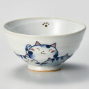 猫づくし飯碗(青) 11.5×6cm 369-388 (5個入) /業務用/新品/小物送料対象商品