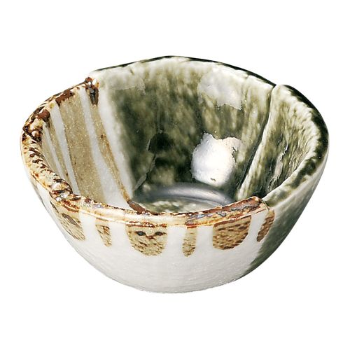 織部ストライプ3.0丸小鉢φ9×3...