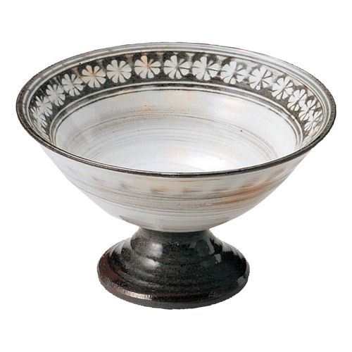 三島手高台小鉢φ11.5×7.3c...