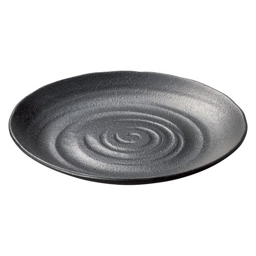 天目結晶7.5丸皿 φ23.6×3cm 451-278 (5個入) /業務用/新品/小物送料対象商品