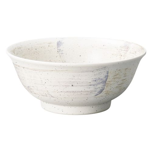 白御影白刷毛6.3高台丼 φ18.5×7.8cm(1000cc) 454-668 (5個入) /業務用/新品/小物送料対象商品