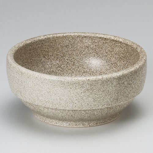 グレー石目調スタッキングビビンバ18cm φ18×7.9cm 412-068/業務用/新品/小物送料対象商品