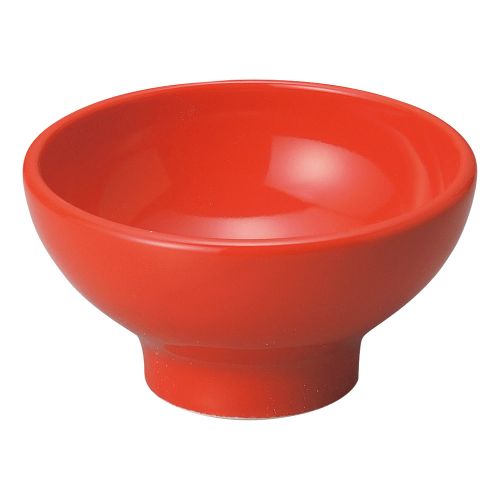 豊明赤釉3.5高台丼 φ10.8×5.8cm 448-298 (10個入) /業務用/新品/小物送料対象商品