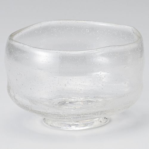 吹ガラス抹茶碗クリアー φ11×7cm 392-108/業務用/新品/小物送料対象商品のサムネイル