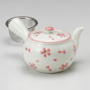 (軽量)淡雪さくら急須(茶こし付) 350cc 395-238/業務用/新品/小物送料対象商品