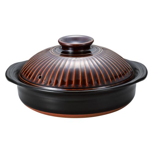 銀峯菊花アメ7号鍋 24.5×22.5×12.5cm(1200cc)(身6.3cm) 402-408/業務用/新品/小物送料対象商品