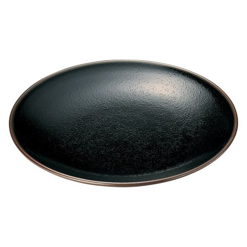 柚子天目丸8.0皿 φ25.7×3.4cm 439-238 (5個入) /業務用/新品/小物送料対象商品