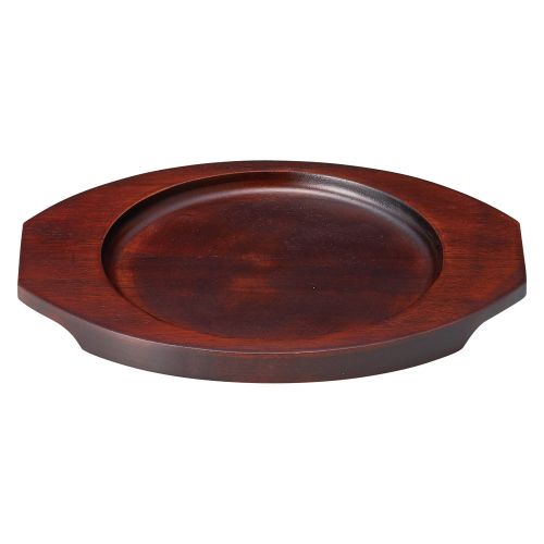 ブラックセラム丸グラタン敷台(小) 18×14×1.2cm(内寸φ11.7cm) 602-238 (5個入) /業務用/新品/小物送料対象商品