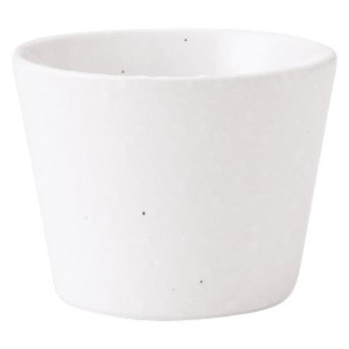 432-E045 白玉粉引 そば千代口 φ8.2×6.3(cm)/10入り/業務用/新品/小物送料対象商品