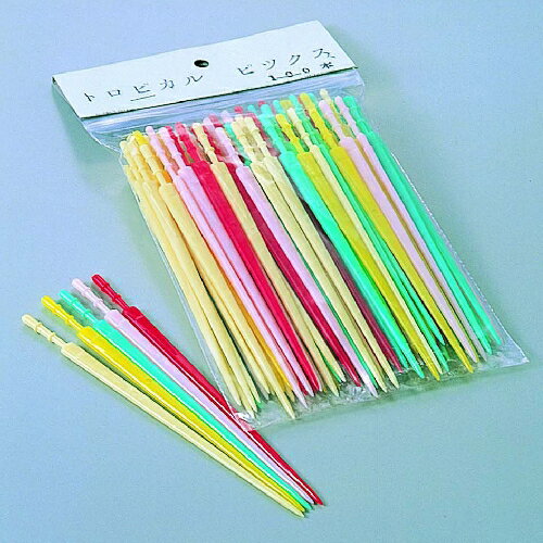 ピック トロピカルピック 100本 長さ:115mm/業務用/新品/小物送料対象商品