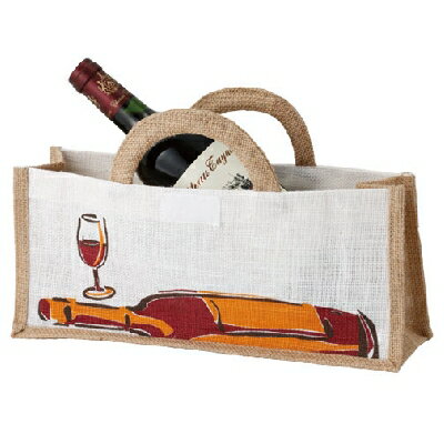 麻ワインバッグ 1本用横型 10入/業務用/新品/小物送料対象商品