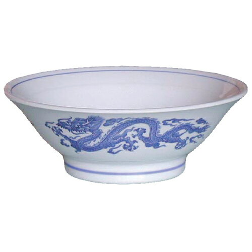 ラーメン丼 染付竜華 切立7寸丼 10個入 /業務用/新品/送料無料