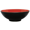 【ラーメン丼 柚子黒中赤 丸6.8寸丼 10個入 】/業務用/新品/小物送料対象商品