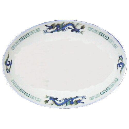 【ラーメン丼 ルリ白竜 8吋メタプラター 10枚入 】/業務用/新品/送料無料