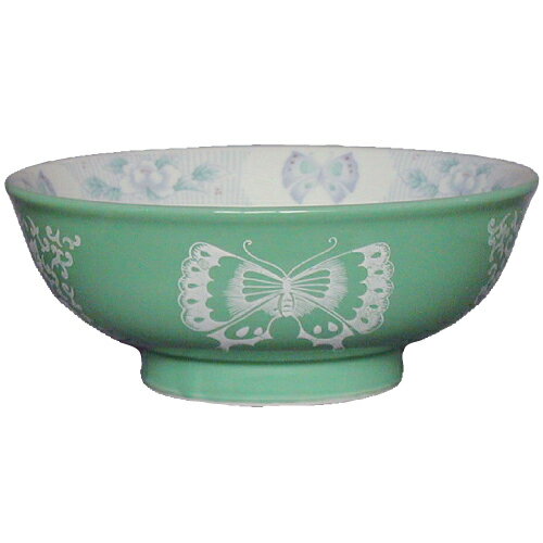 【ラーメン丼 ヒスイ花蝶 6.5寸玉丼 10個入 】/業務用/新品/送料無料