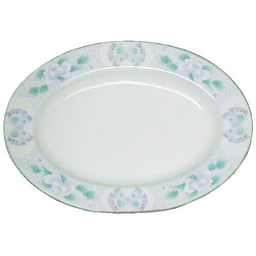 【ラーメン丼 ヒスイ花蝶 8吋プラター 10枚入 】/業務用/新品/送料無料