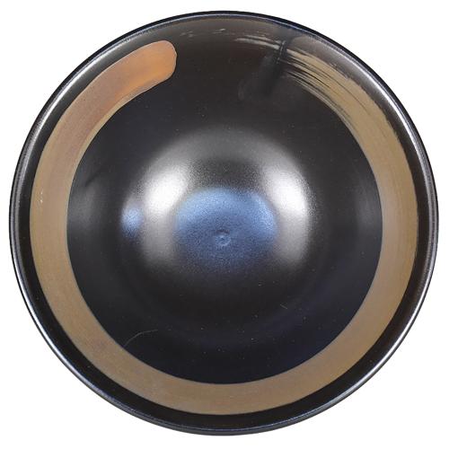 02840833 柚子黒金茶刷毛 6.5丼 18.5×8.6cm 容量:930cc/業務用/新品/小物送料対象商品