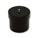 トイレットペーパーケース (丸型)筒状 蓋付き TM-U/ブラック/業務用/新品/小物送料対象商品(3)