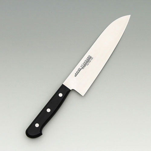 【ネット限定】三徳包丁 ツバ無 刃渡り：180mm スタンダード 抗菌PC 堺實光 /送料800円（税別） /テン..