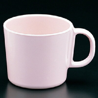 メラミン食器 コップ 【無地食器 カラー柄付コップ ピンク】高さ70mm×直径:78/業務用/新品/小物送料対..