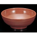 メラミン食器 みさと うどん丼 朱泥 高さ74mm×直径:190/業務用/新品/小物送料対象商品/テンポス