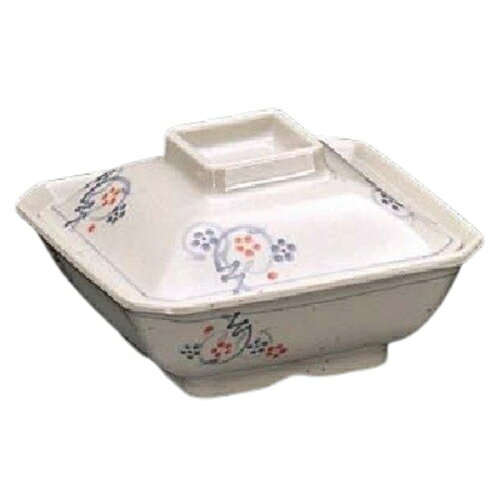 メラミン食器 かりん 角煮物鉢(蓋)/業務用/新品/小物送料対象商品/テンポス