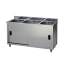 AP3-1800K【東製作所】三槽キャビネットシンク 幅1800×奥行450×高さ800mm【業務用/新品/送料無料】