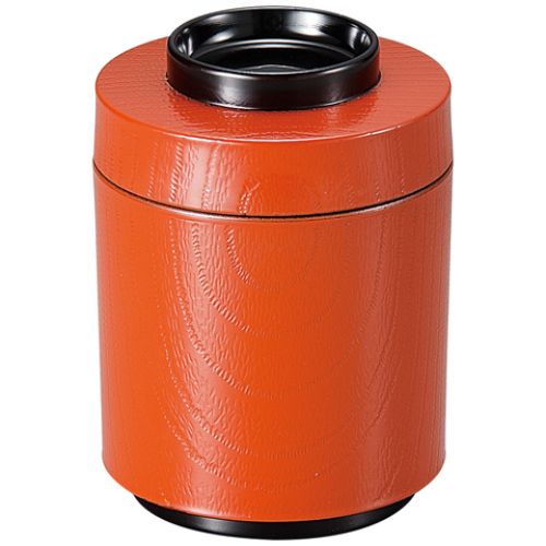 耐A筒型箸洗い椀(蓋親) 柿朱内黒/業務用/新品/小物送料対象商品