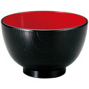 TA 3.5寸木目汁椀 黒内朱/業務用/新品/小物送料対象商品