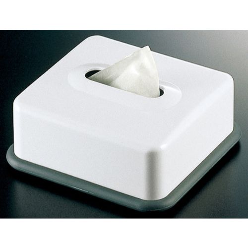 ABSハーフティッシュBox ホワイト(底PEグレー)/業務用/新品/小物送料対象商品 ABSハーフティッシュBox ホワイト(底PEグレー)/業務用/新品/小物送料対象商品