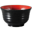 超耐熱13.6千段お好み椀 黒内朱/業務用/新品/小物送料対象商品