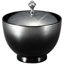 御所車椀(蓋親)黒銀光線/業務用/新品/小物送料対象商品