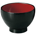 耐A3.7寸大福鉢 黒内朱/業務用/新品/小物送料対象商品