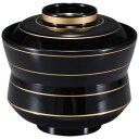 TA杵型吸物椀 黒/金ライン/業務用/新品/小物送料対象商品