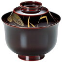 耐A富士型小吸椀 溜蒔絵麦/業務用/新品/小物送料対象商品