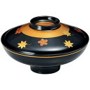 5寸富士型煮物椀 金帯春秋(手塗漆、磨蒔絵/業務用/新品/送料無料