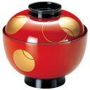 3.6たまご吸物椀 朱つぼつぼ/業務用/新品/小物送料対象商品