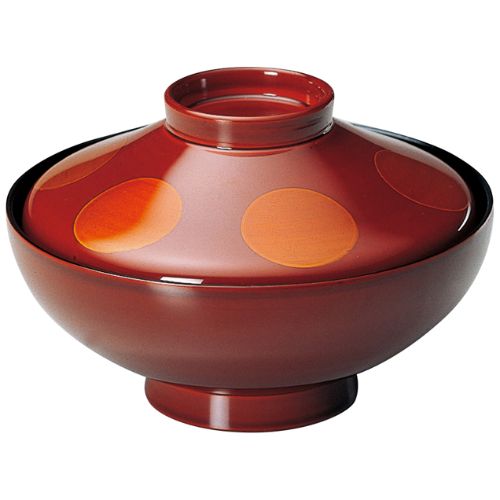 平富士吸物椀 溜日月内黒/業務用/新品/小物送料対象商品