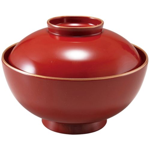 4.5寸仙才雑煮椀 朱内朱天金/業務用/新品/小物送料対象商品